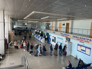 Сергей Цивилев: пропускная способность пассажирского терминала аэропорта Новокузнецка увеличится к горнолыжному сезону