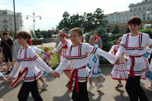 Этнотека для горожан на площади Победы